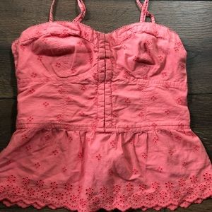 American Eagle Eyelet Crop Top